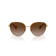 Ralph by Ralph Lauren RA4144 9004/13 Sunglasses - Shiny Gold/Gradient Brown, 58/16/145
