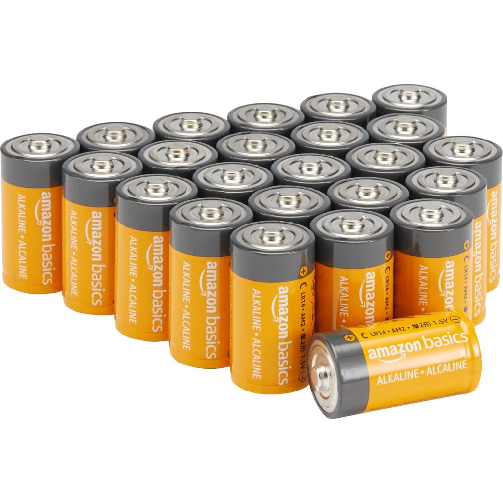Amazon Basics All-Purpose Alkaline Batteries - C - 24 Count
