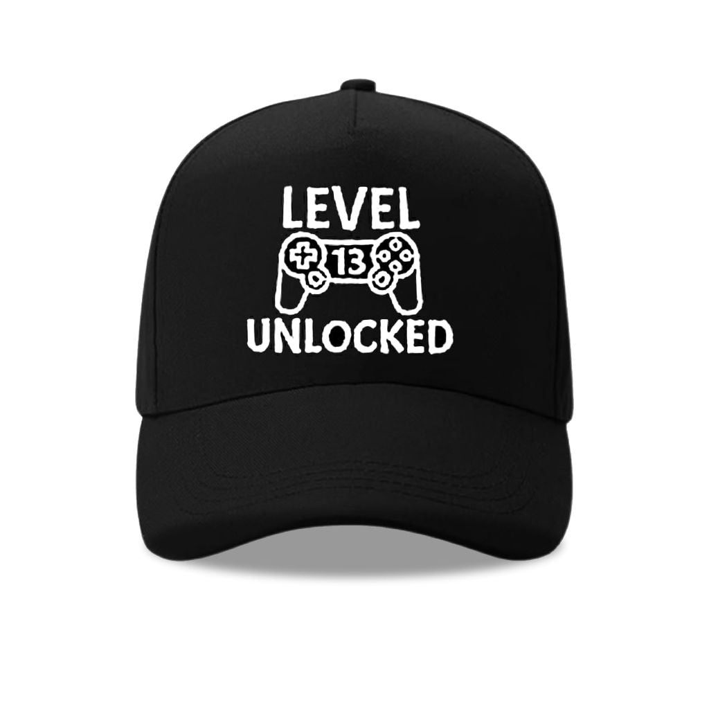 Werncy Level 13 Unlocked Gamer Hat, Black