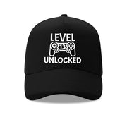 Werncy Level 13 Unlocked Gamer Hat, Black