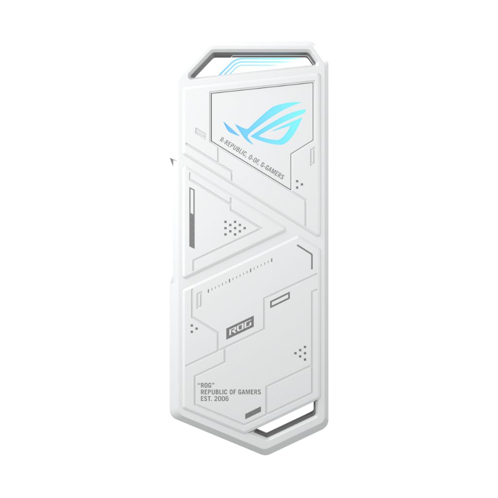 ASUS ROG Strix Arion White M.2 NVMe SSD Enclosure-USB3.2 Gen 2x1 Type-C - White