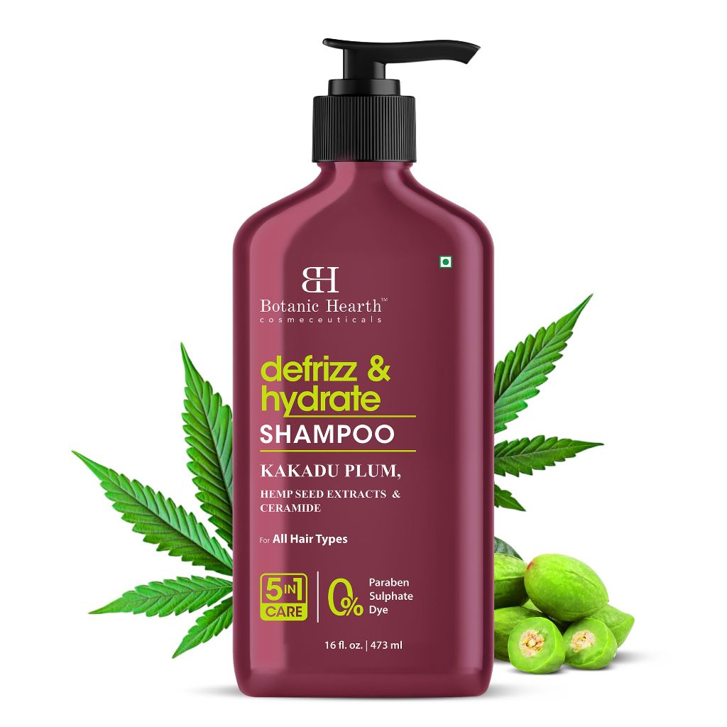 Botanic Hearth Kakadu Plum Shampoo Infused With Hemp Seed Extracts & Ceramide | 16 Fl Oz