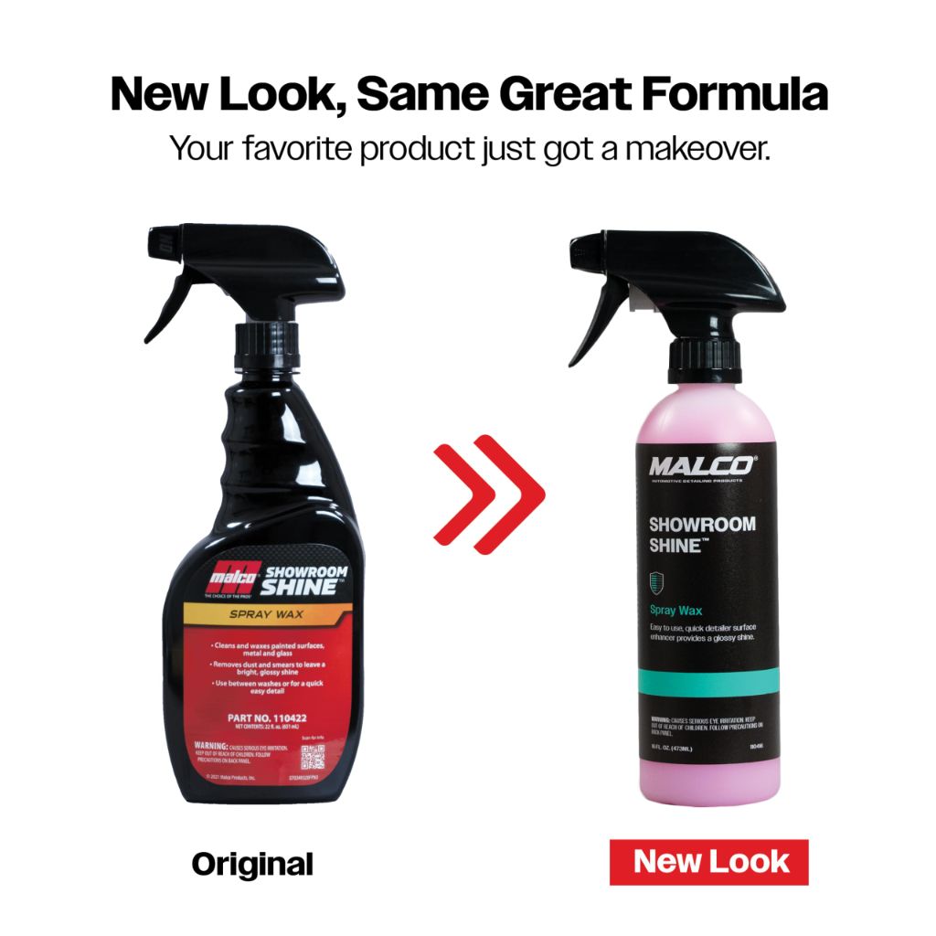 Malco Showroom Shine Spray Car Wax and Instant Detailer | 16fl oz