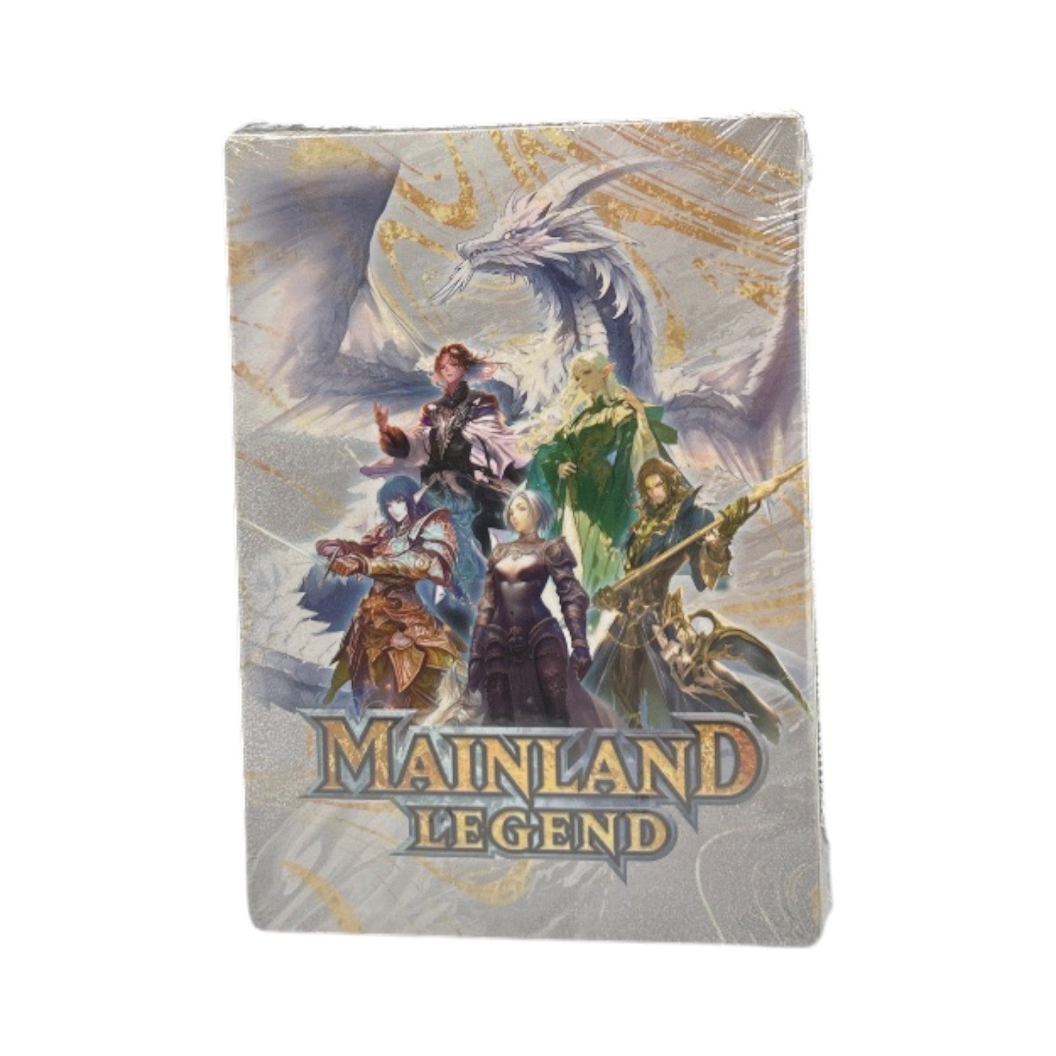 fuxi 100 Pcs Shiny Cards with Box in English Board Game Competition Collection