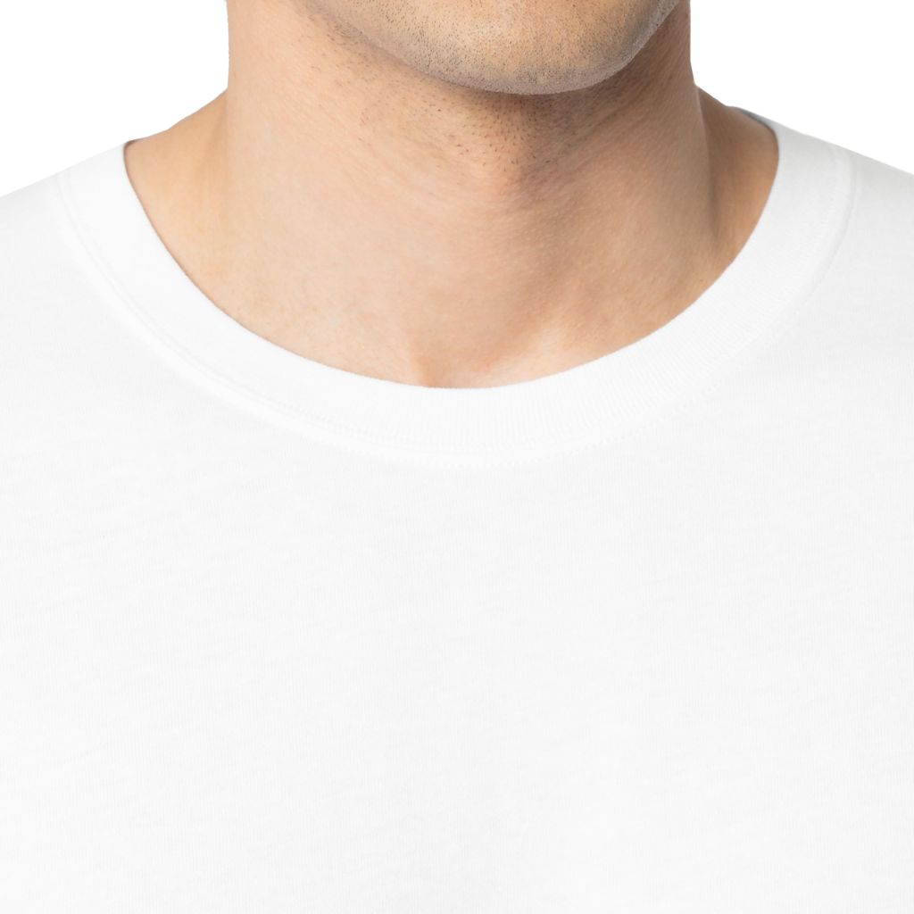 Fruit of the Loom Men's Eversoft Breathable Cotton Crew Neck T-Shirt Tee - 2 Pack in White (2P3930F) | Size Large