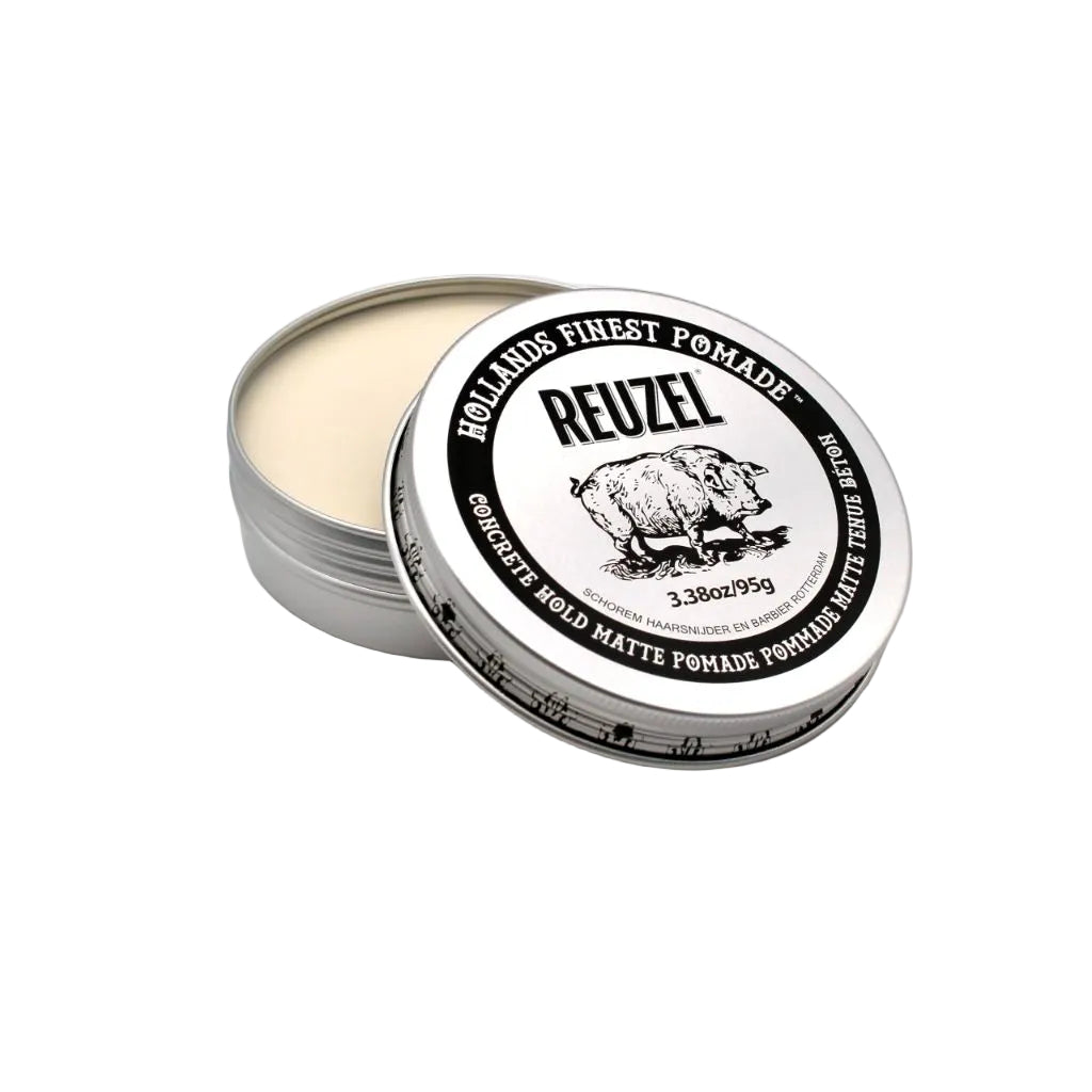 REUZEL Concrete Matte Pomade, Strong All Day Hold