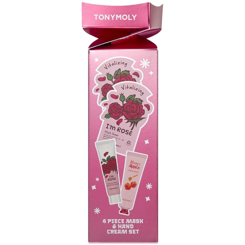 Tonymoly Perfectly Picked Rose Mask & Apple Hand Cream Set