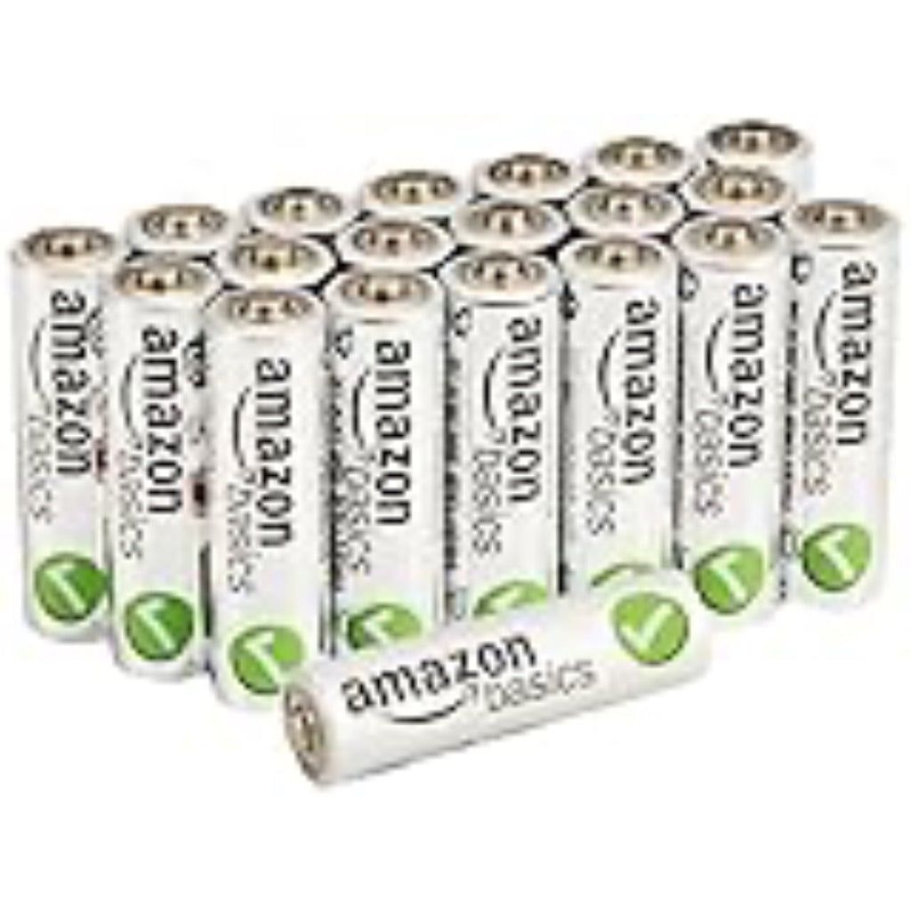 AmazonBasics AA Performance Alkaline Batteries (20-Pack)