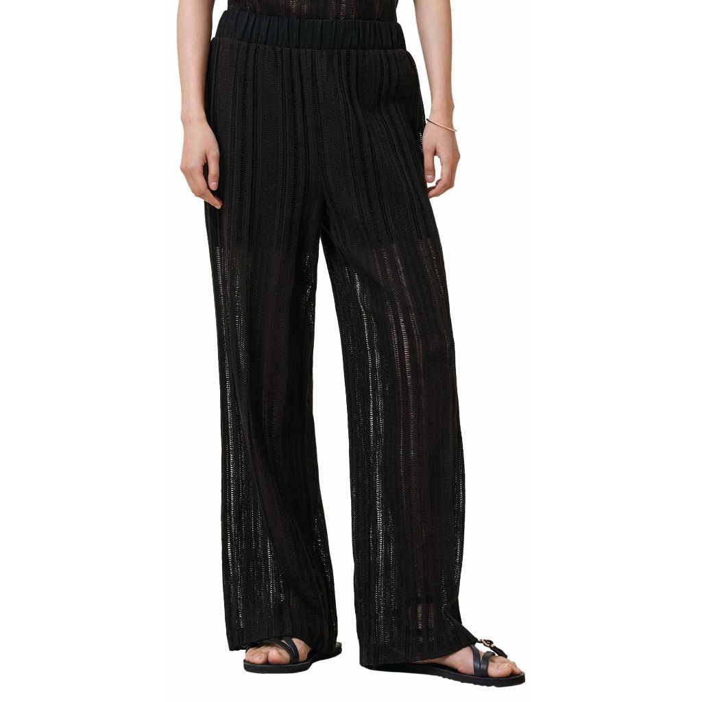AllSaints Women's Pants Giana Trouser, Black - size Medium