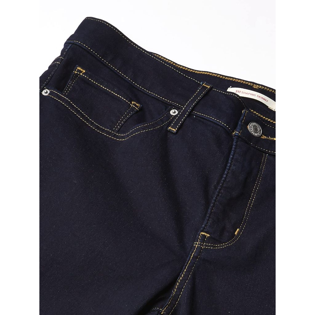 Levi's® Womens 311 Shaping Skinny Jeans for Women – Arcuate Stitch Detailing – Blended Fabrics Darkest Sky 31 28