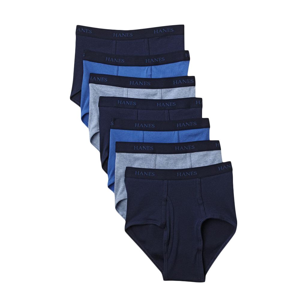 Hanes Men's Ultimate Comfort Soft Briefs - Assorted Colors, Size XL (7 Pair)