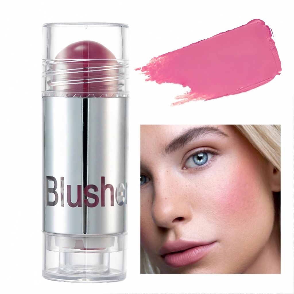 Melemando 8 Color Multi-use Face Cream Blush Stick for Cheeks, (05)