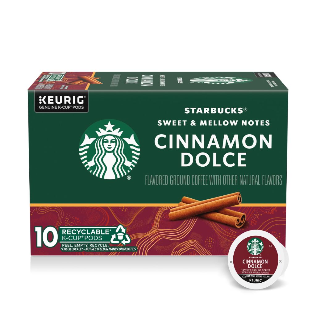 Starbucks K-Cup Coffee Pods, Cinnamon Dolce, 10 Keurig Pods