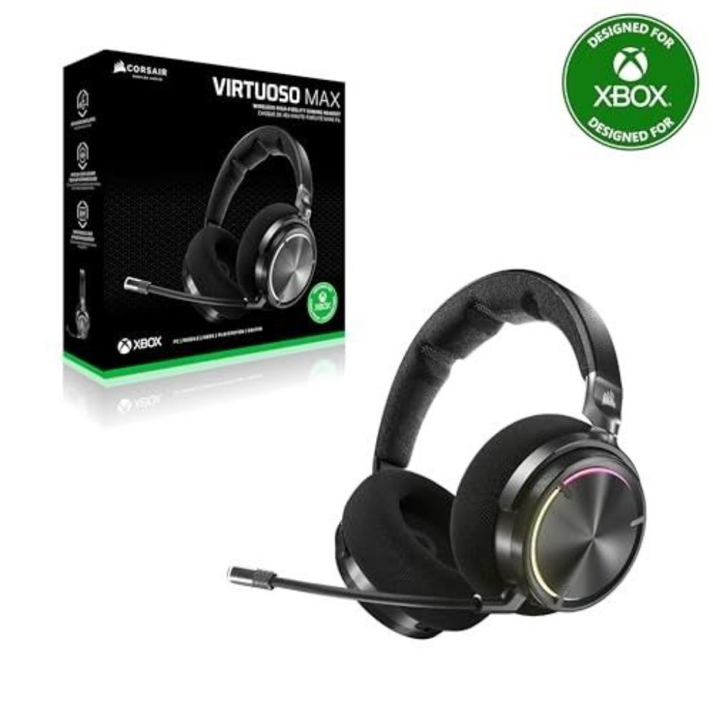 Corsair Virtuoso Max Wireless Xbox Series X|S Gaming Headset, Carbon Black