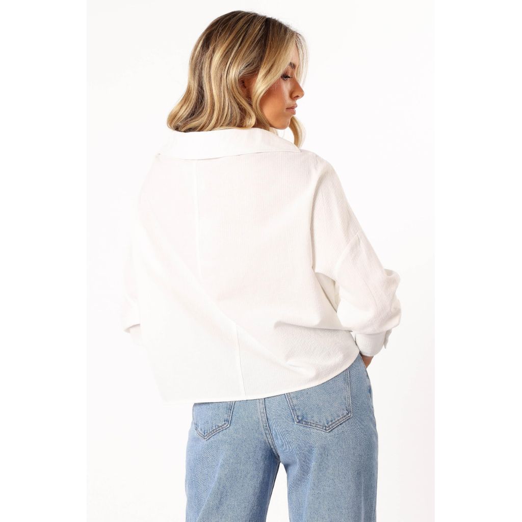 Petal & Pup Mariah Shirt - White XL