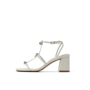 Aldo Women's Kaeli Heeled Sandals, White - size 8.5