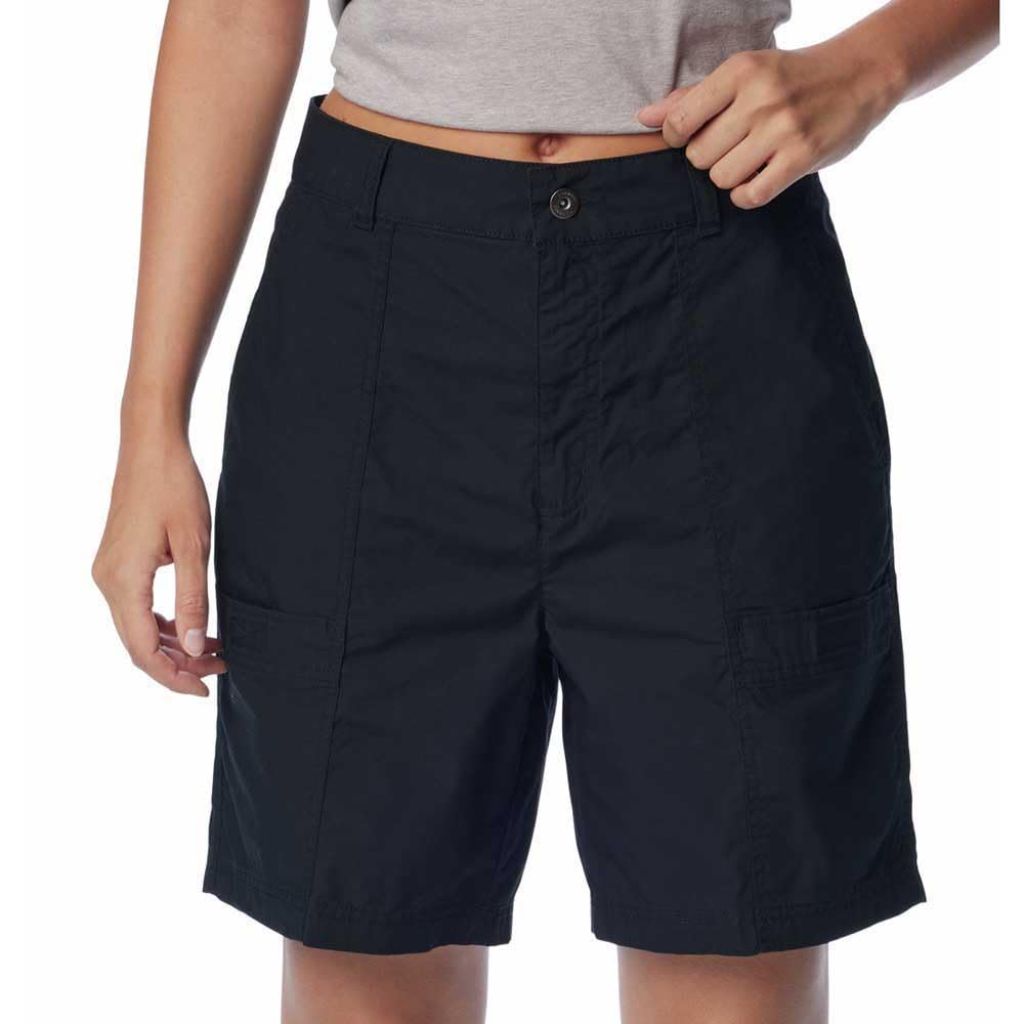 SZ 4, Columbia Women's Holly Hideaway Washed Out Bermuda Short | Black