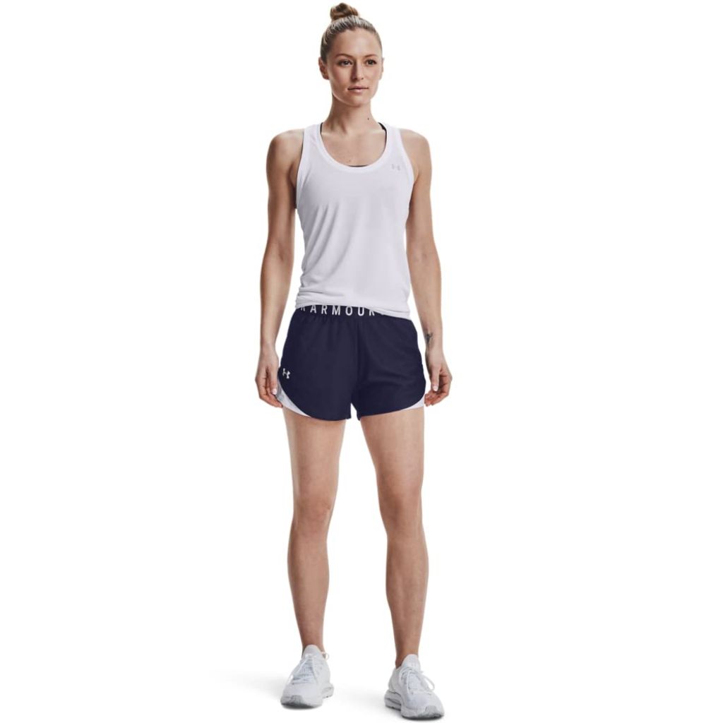 SZ M, Under Armour Women's UA Play Up Shorts 3.0 MD Navy