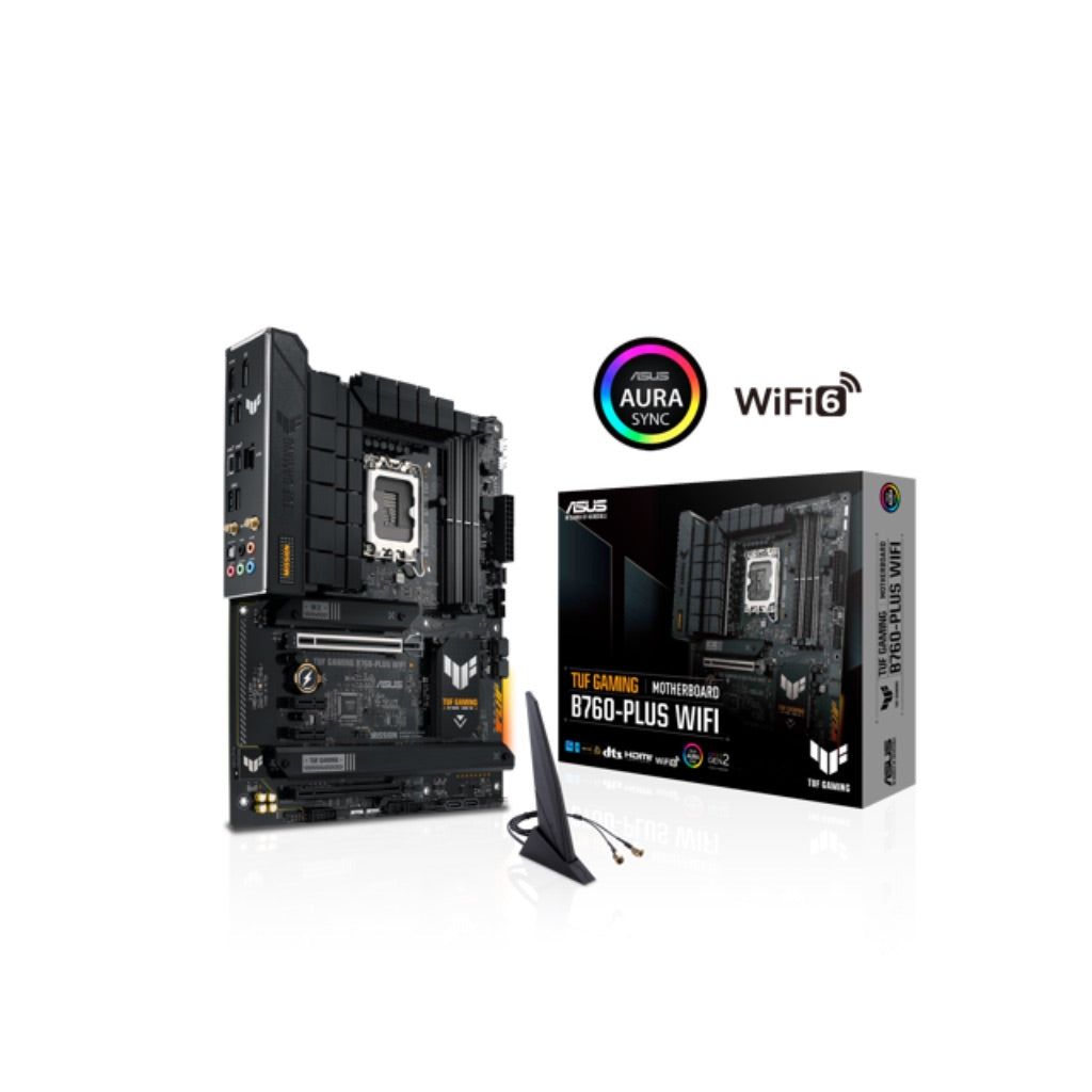 ASUS TUF Gaming B760-PLUS Wi-Fi LGA 1700 ATX DDR5 Motherboard for 12/13/14th Gen Intel Core CPUs