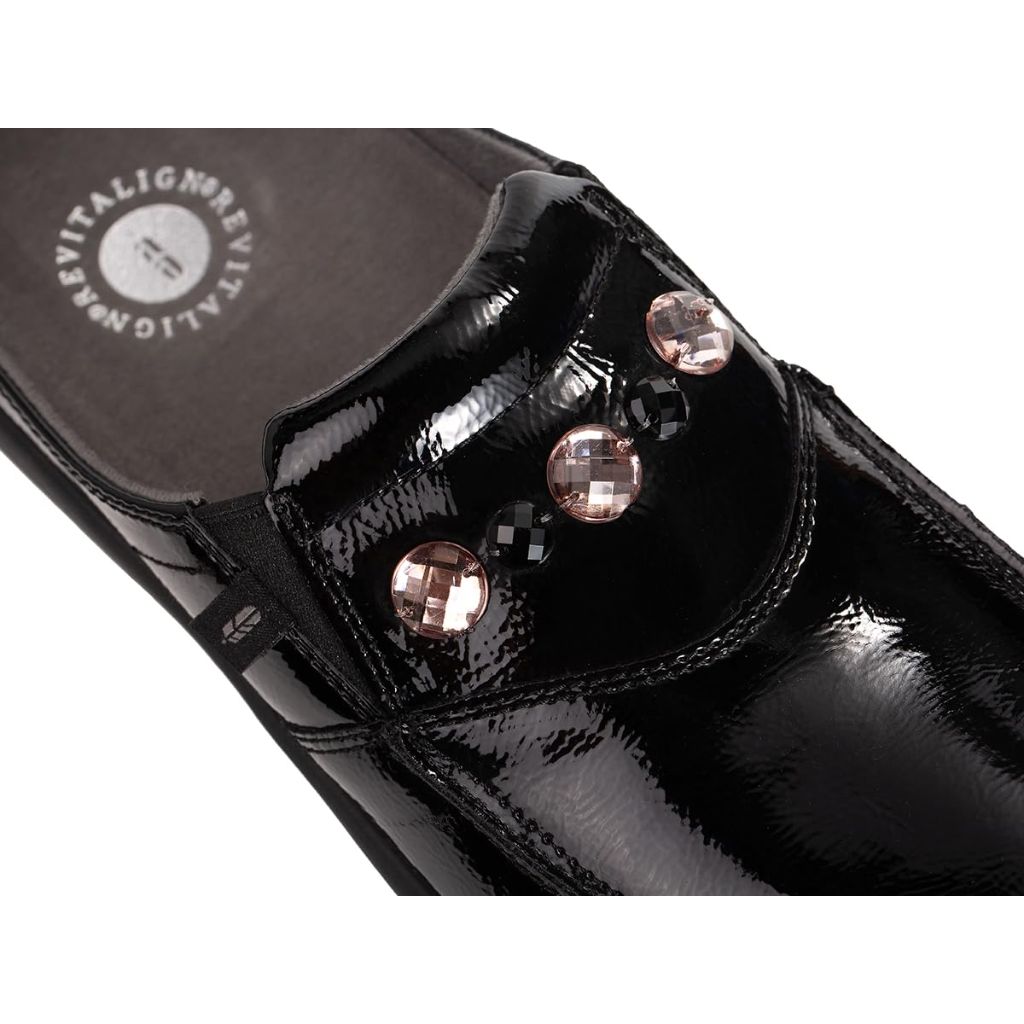 Revitalign Women's Siesta Dazzle, Black - size 7