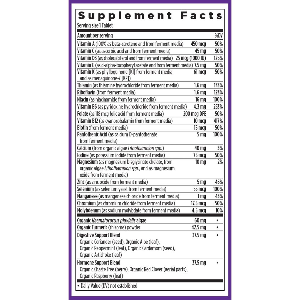 New Chapter One Daily Every Woman's Multivitamin 55+ - 96 Tablets