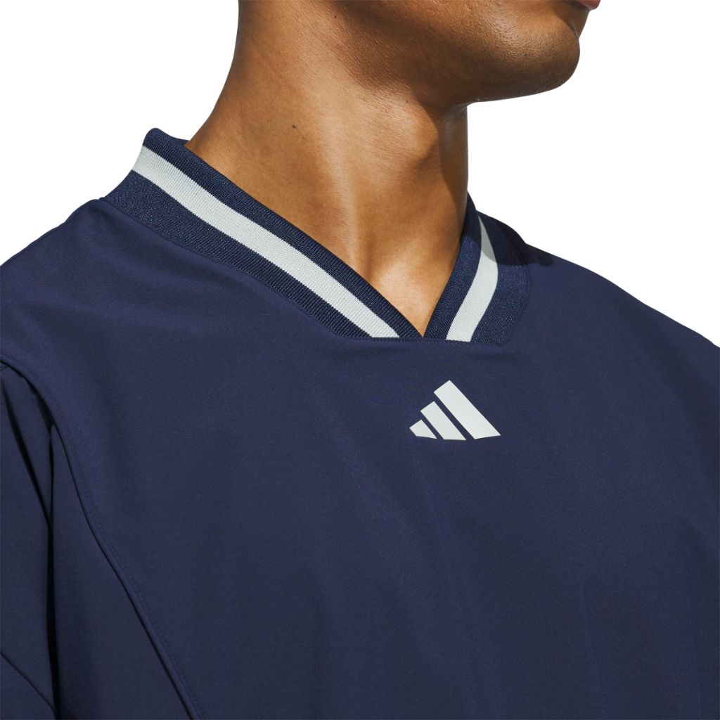 Adidas Men's Beyond Short Sleeve Pullover, Collegiate Navy, Medium