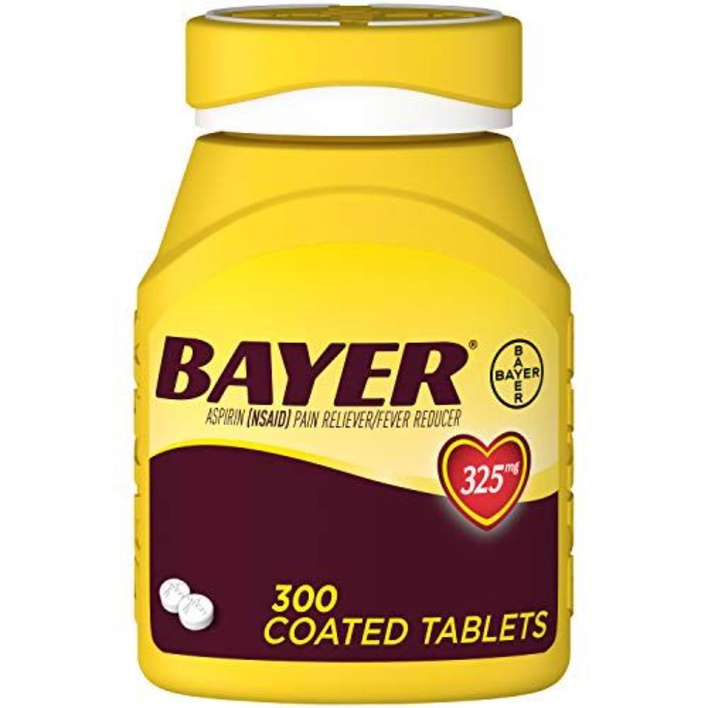 Genuine Bayer Aspirin  325mg Coated Tablets  300ct