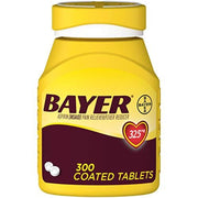 Genuine Bayer Aspirin  325mg Coated Tablets  300ct