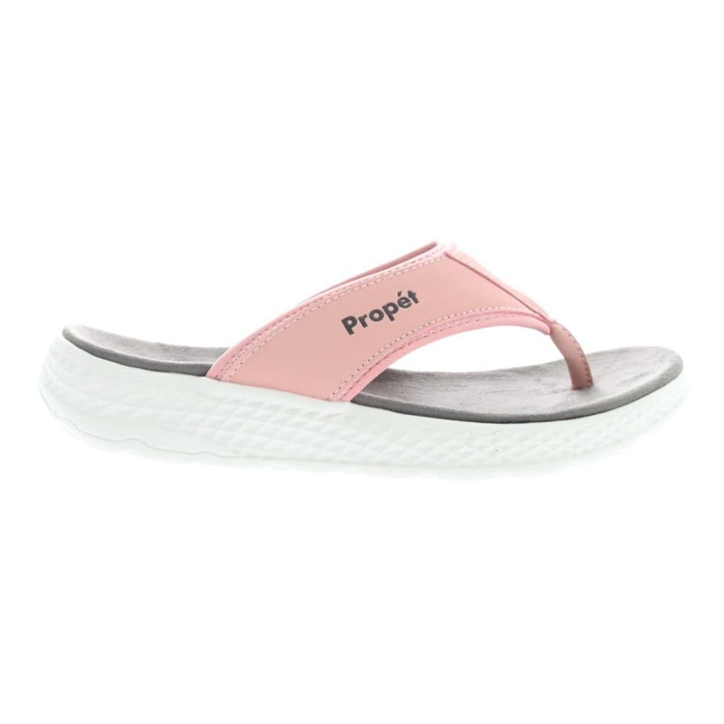 Propét Women's TravelActiv FT Sandals Comfort Footbed, Coral Summer - size 11 Wide