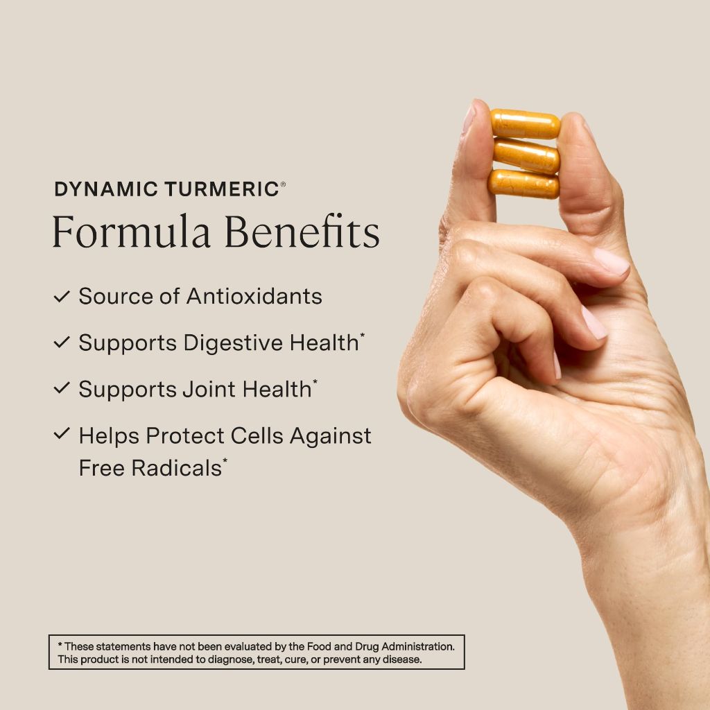 Stonehenge Health Dynamic Turmeric Curcumin with Ginger - 1,650 mg Turmeric - 90 Vegetarian Capsules
