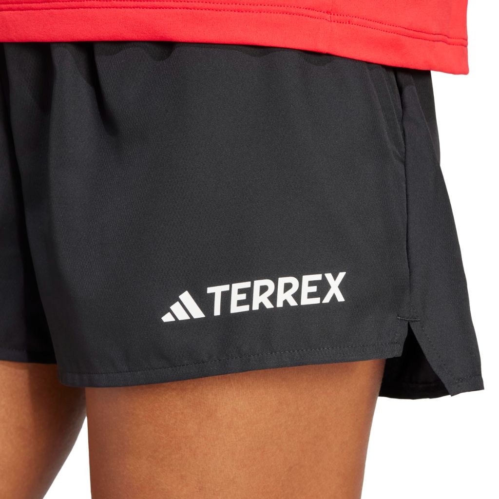 adidas Women's Terrex Multi Light 3" Trail Running Shorts - Black, Large