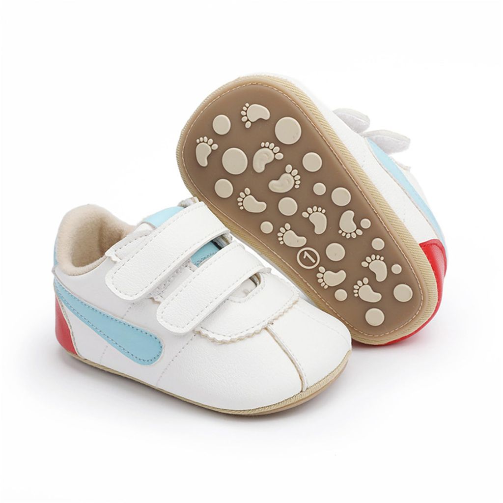SZ 2, GAISUMMI Baby Boys/Girls Sneakers PU Leather (Blue, 6-12 Months)