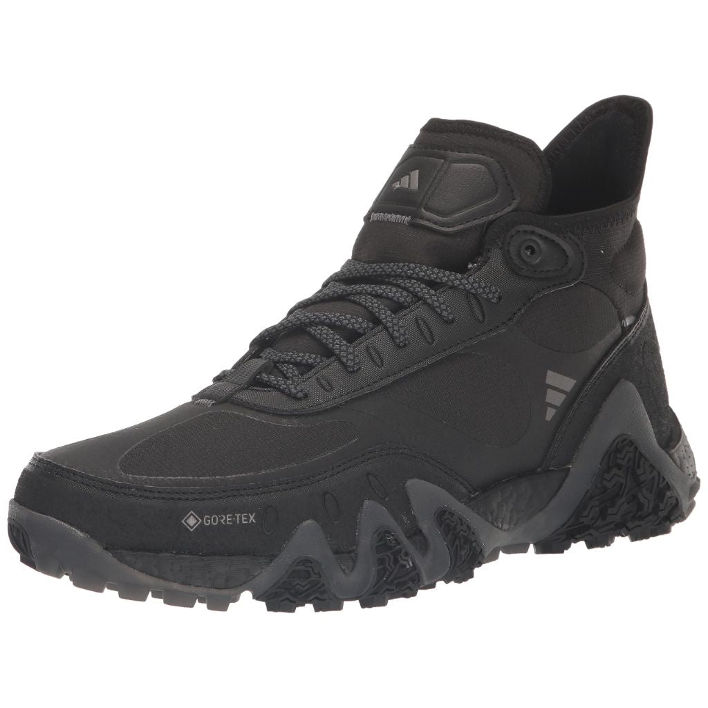 adidas Men's Adicross GTX Spikeless Golf Shoes - Core Black/Silver Metallic/Gray Five, Size 7.5