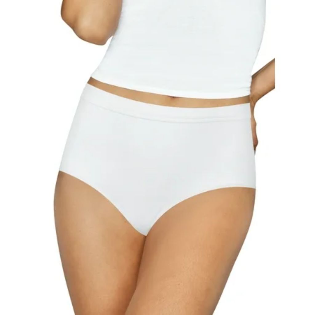 Hanes Pure Comfort Women's Organic Cotton Briefs - Assorted Colors, Size 9 (6 Pairs)