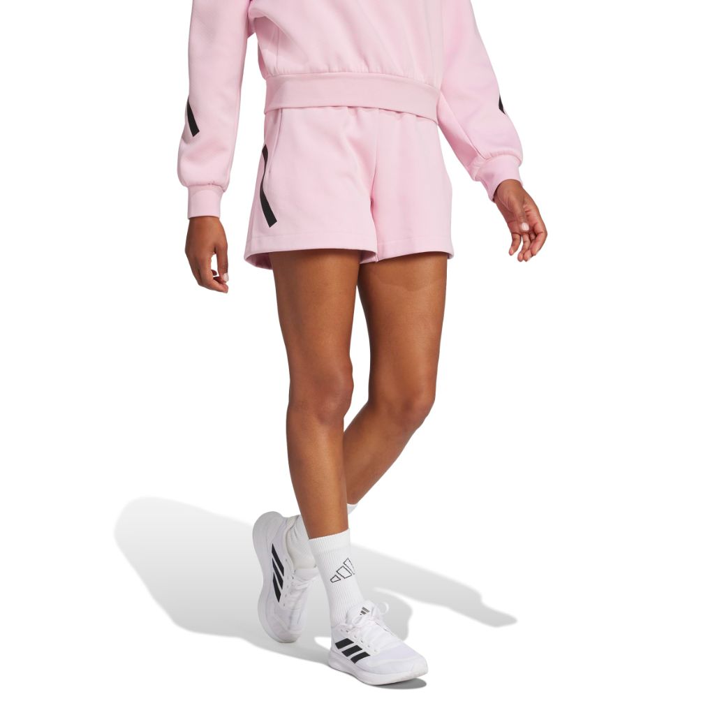 adidas Women's Z.N.E. Sportswear Shorts - True Pink, Small