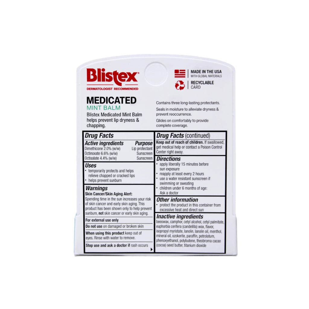Blistex Medicated Lip Balm SPF 15 0.15 Oz