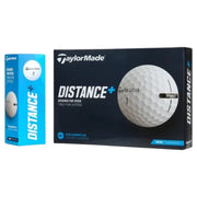 TaylorMade 2021 Distance Plus Golf Balls - White, 12 Pack