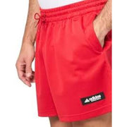 adidas Originals Men's Legends Shorts, 9" Inseam - Better Scarlet/White, Small