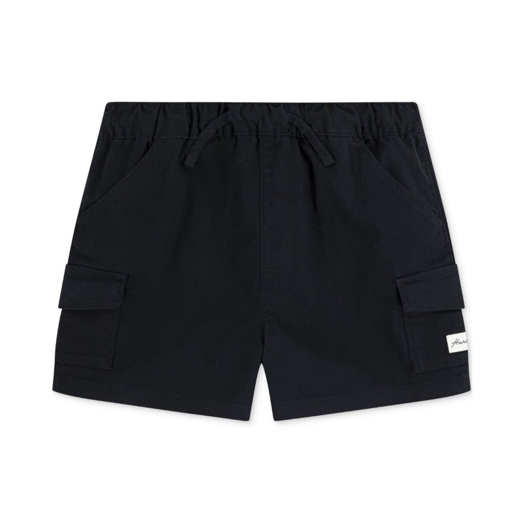 Hurley Girls Pull-on Woven Cargo Shorts - Black, Large