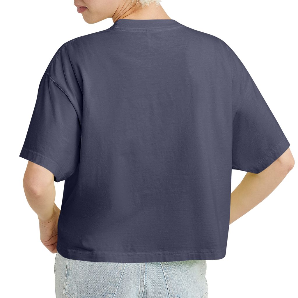 Originals Cropped T-Shirt, 100% Cotton Tees for Women, Garment Washed - size XS