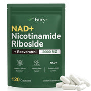 APU.FAIRY NAD Supplement, NAD Nicotinamide Riboside, 120 Capsules