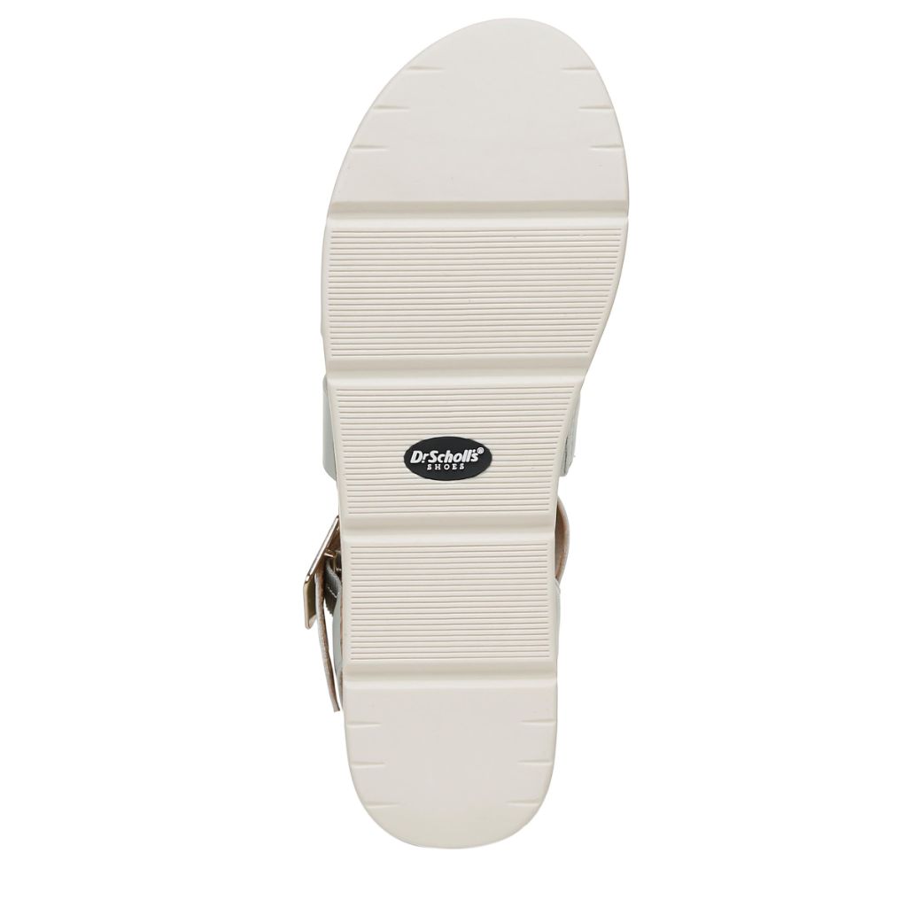 SZ 8M, Dr. Scholl's Shoes Women's Once Twice Wedge Sandal Ocean | Blue Smooth
