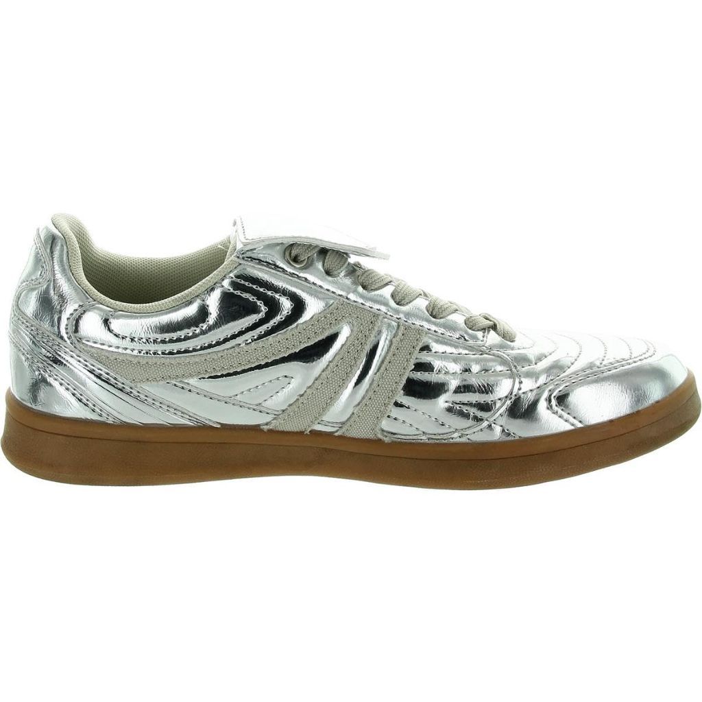 Steve Madden Women's Madrid Sneaker, Silver - size 8.5