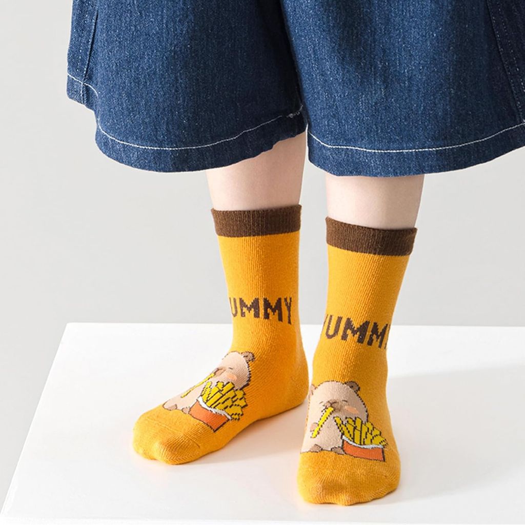 Avocado Funny Socks for Women Men Carzy Novelty Socks Fun Blue Crew Sock Cute Gifts Blue