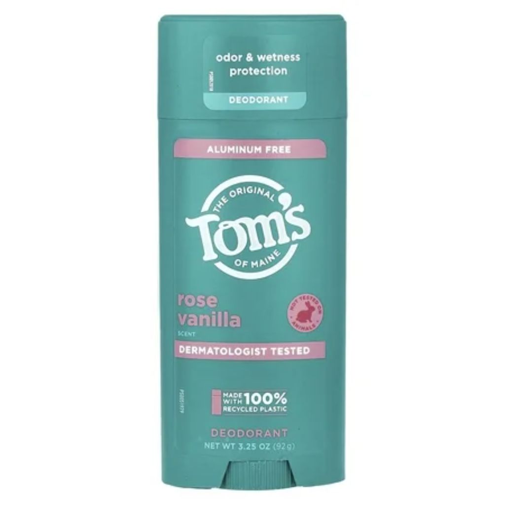 Tom s Of Maine Deodorant & Antiperspirant-Aluminum-Free Rose Vanilla 3.25 oz Stick