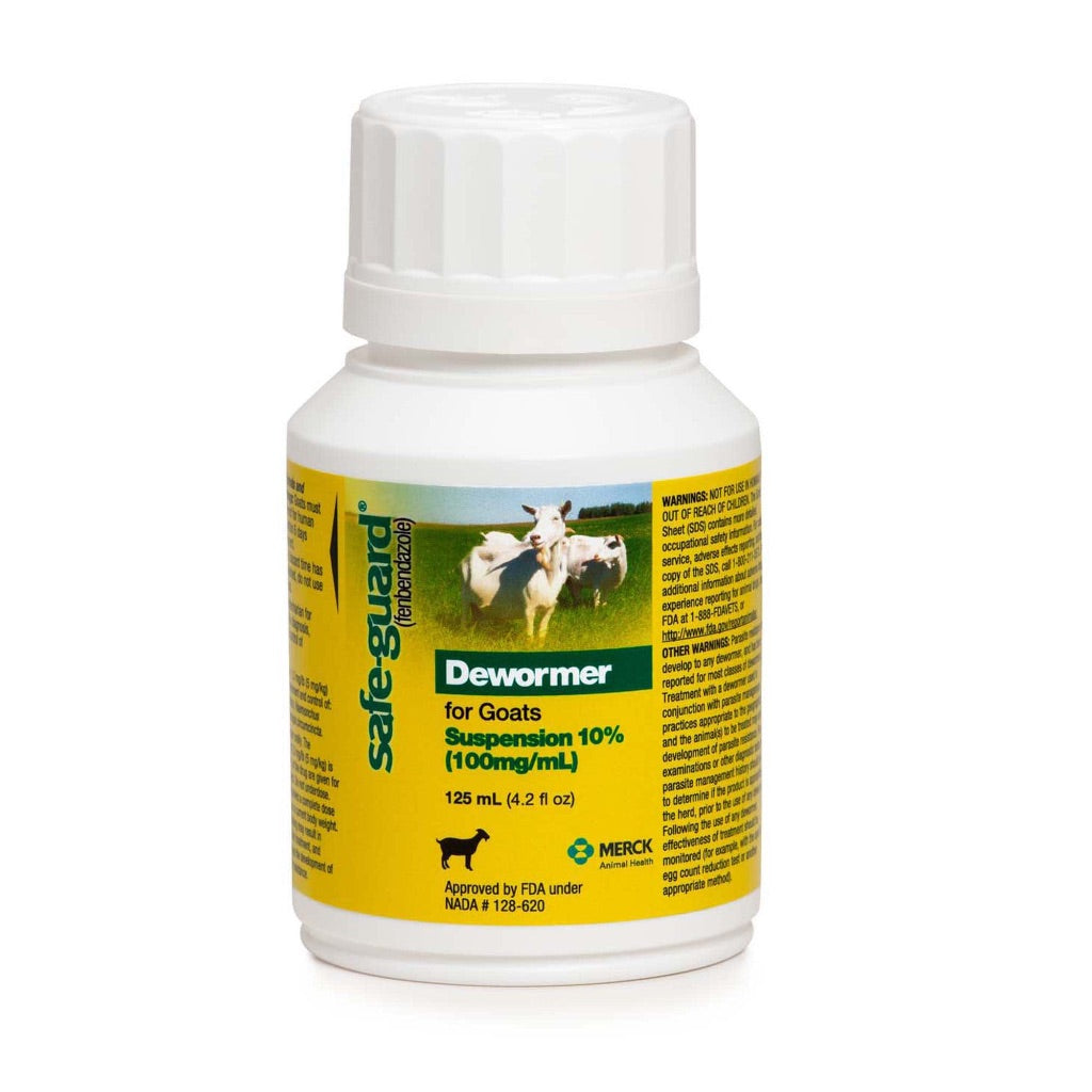 Safe-Guard Fenbendazole Goat Dewormer Suspension 10% - 4.2 fl. oz.