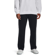 Under Armour Men's Rival Fleece Pants, Black/ White, XX-Large Tall