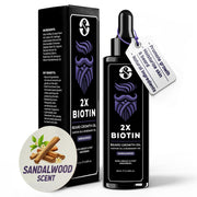 Biotin Concentration Beard Thickener & Softener - 2oz - Sandalwood Scent for Men