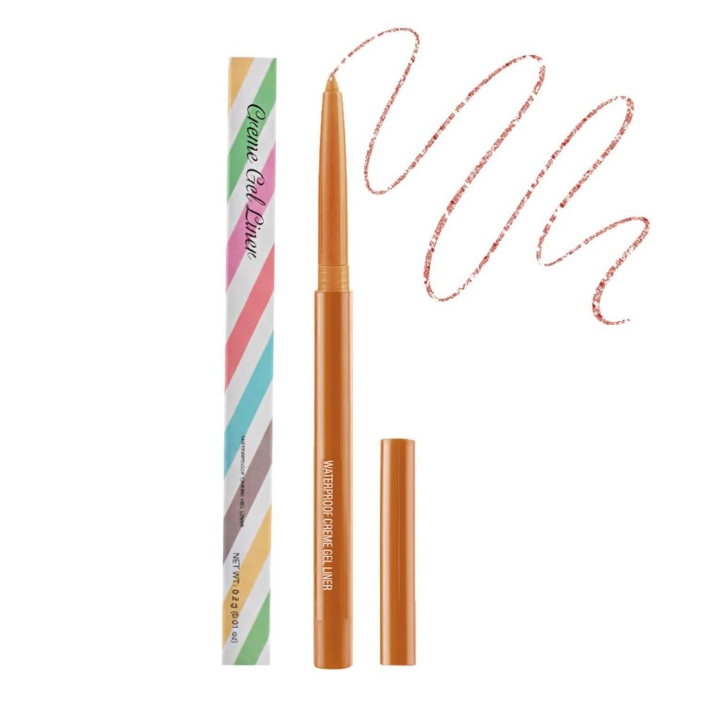 JIMYAUQIN High-Pigmented Waterproof Eyeliner Pencil, Champagne - 0.01oz