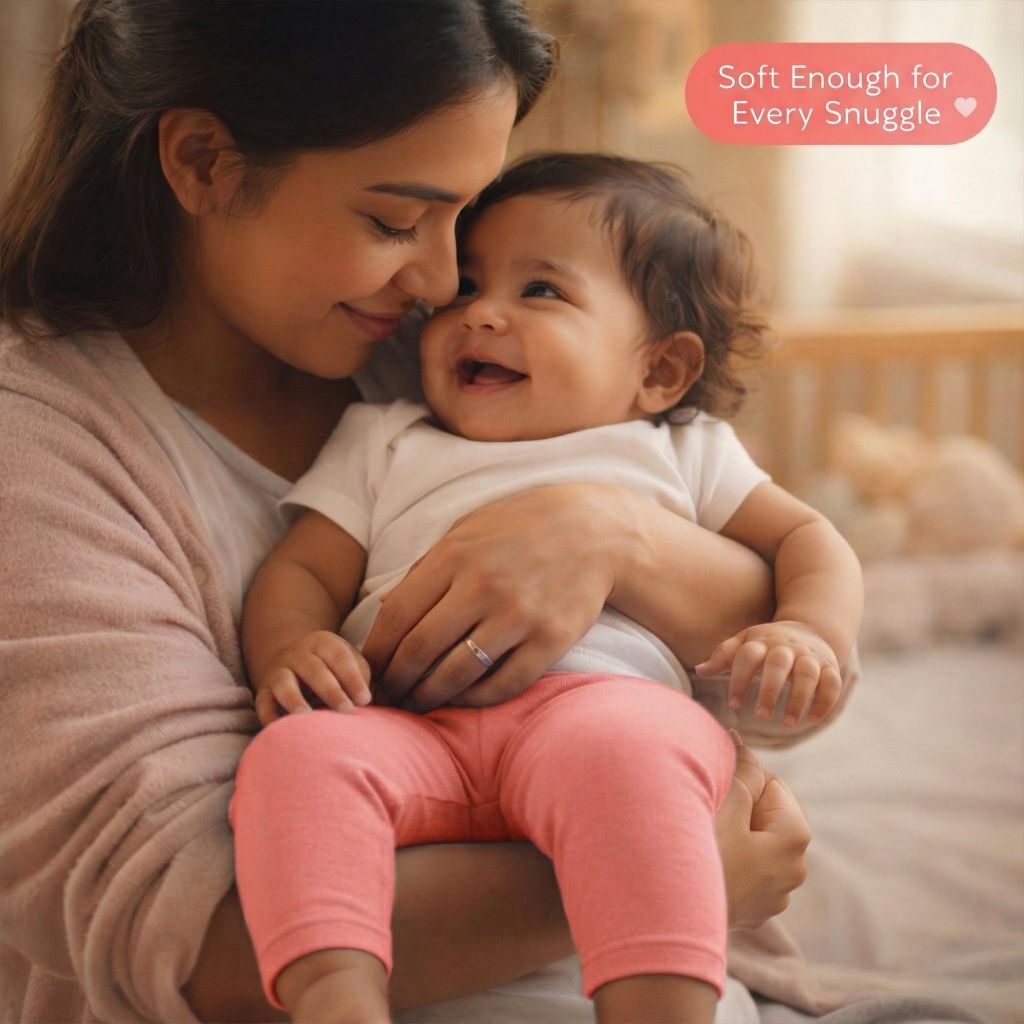 Kidddio Premium Baby & Toddler Capri Leggings - Soft Cotton Blend, Durable & Perfect for Every Adventure - Single - 3T - Coral Red